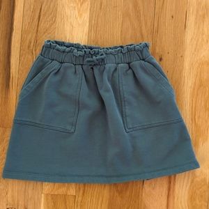 Youth Zara drawstring skirt. Washed green color. Size 10.